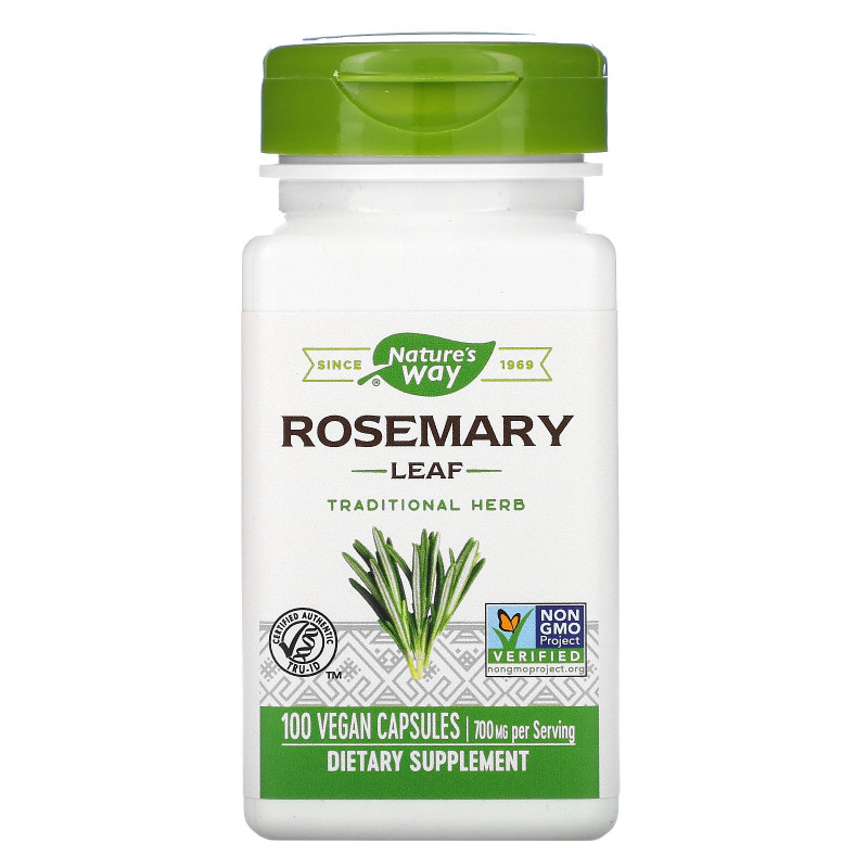 Nature's Way, Rosemary Leaf , 350 mg, 100 Vegetarian Capsules