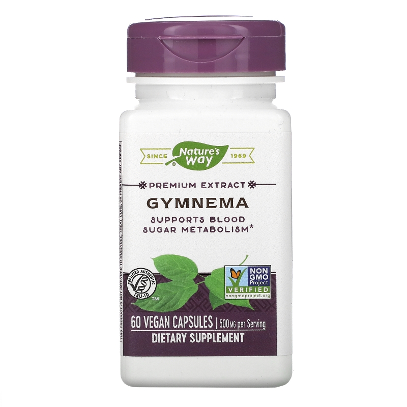 Nature's Way, Gymnema, Standardized, 500 mg, 60 Veg. Capsules