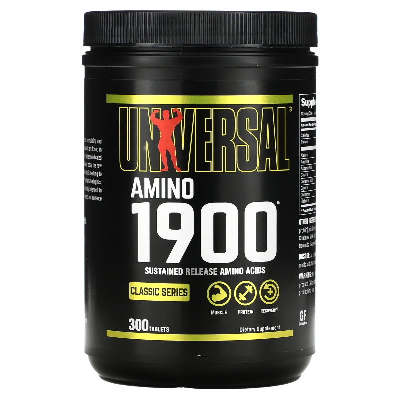 Universal Nutrition Амино 1900 Аминокислотная Добавка 300 таблеток