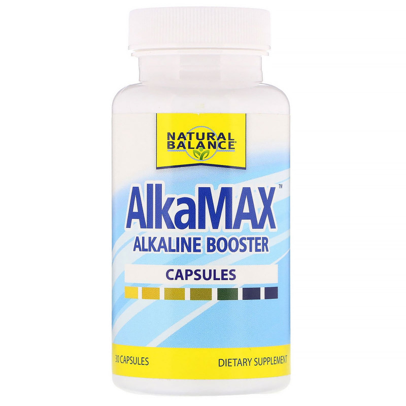 Natural Balance, AlkaMax, щелочной усилитель, 30 капсул