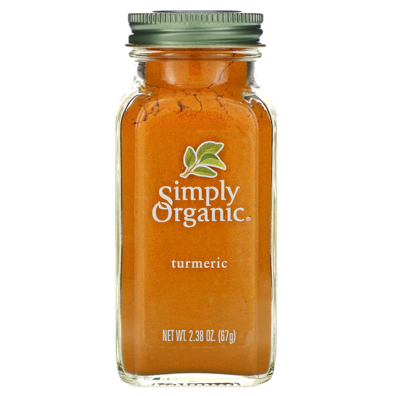 Simply Organic, Куркума, 2,38 унции (67 г)