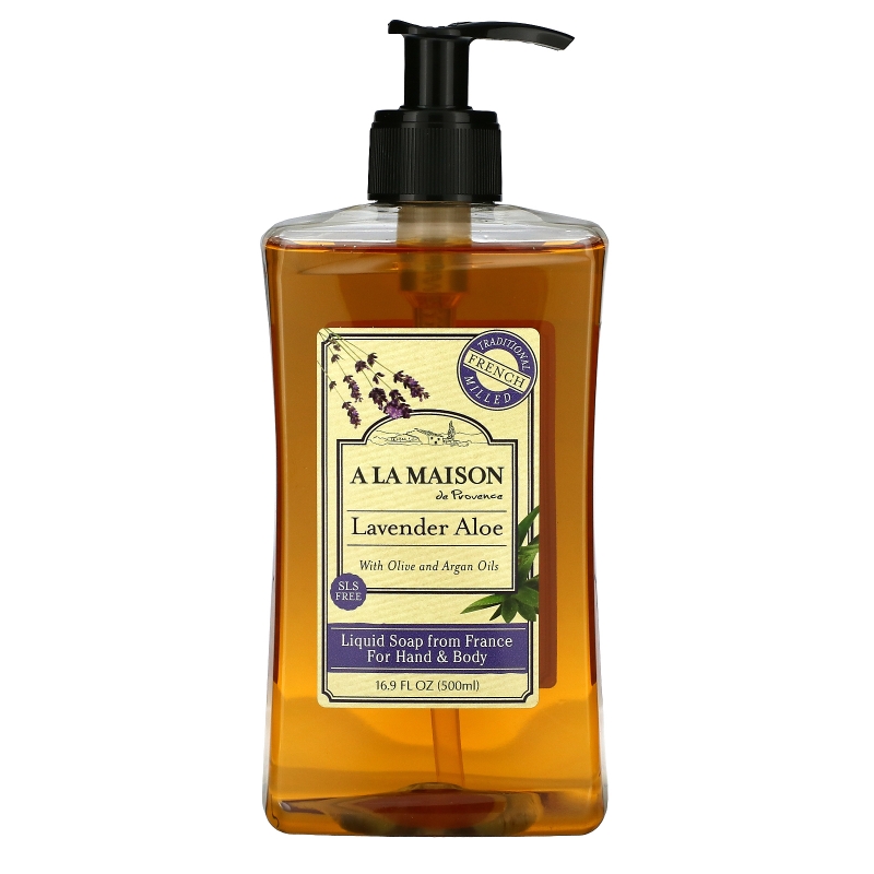 A La Maison de Provence Hand & Body Soap Lavender Aloe 16.9 fl oz (500 ml)