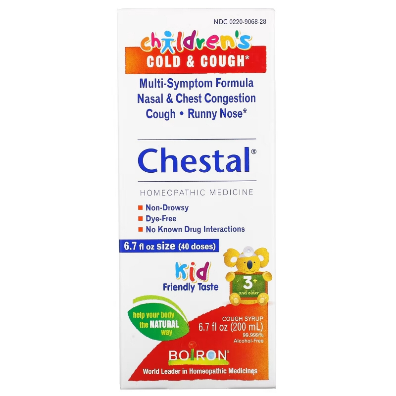 Boiron, Chestal, Children's Cold & Cough, 3+ and Older, 6.7 fl oz (200 ml)