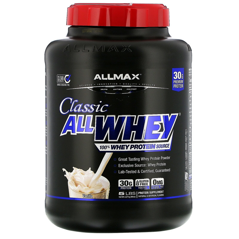 ALLMAX Nutrition, AllWhey Classic, Pure Whey Protein Blend, French Vanilla, 80 oz (2.27 kg)