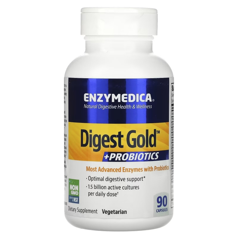 Enzymedica Digest Gold + пробиотики 90 капсул