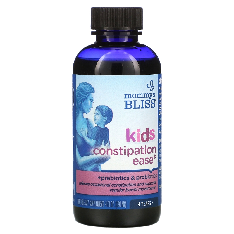 Mommy's Bliss, Kids Constipation Ease, 4 Years+, Orange, 4 fl oz (120 ml)