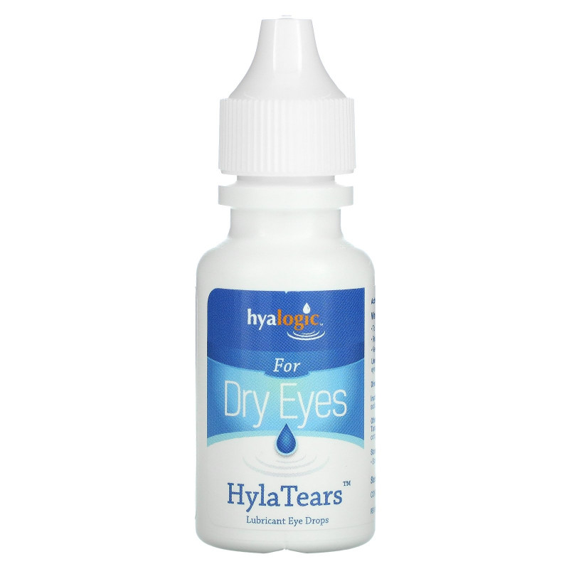 Hyalogic LLC, HylaTears, Увлажняющие глазные капли от сухости глаз, 0,67 ж. унц.(20 мл)