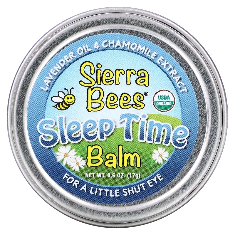 Sierra Bees, Sleep Time Balm, Lavender & Chamomile, 0.6 oz (17 g)